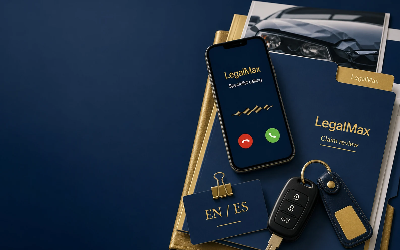 LegalMax claim review folder and callback phone